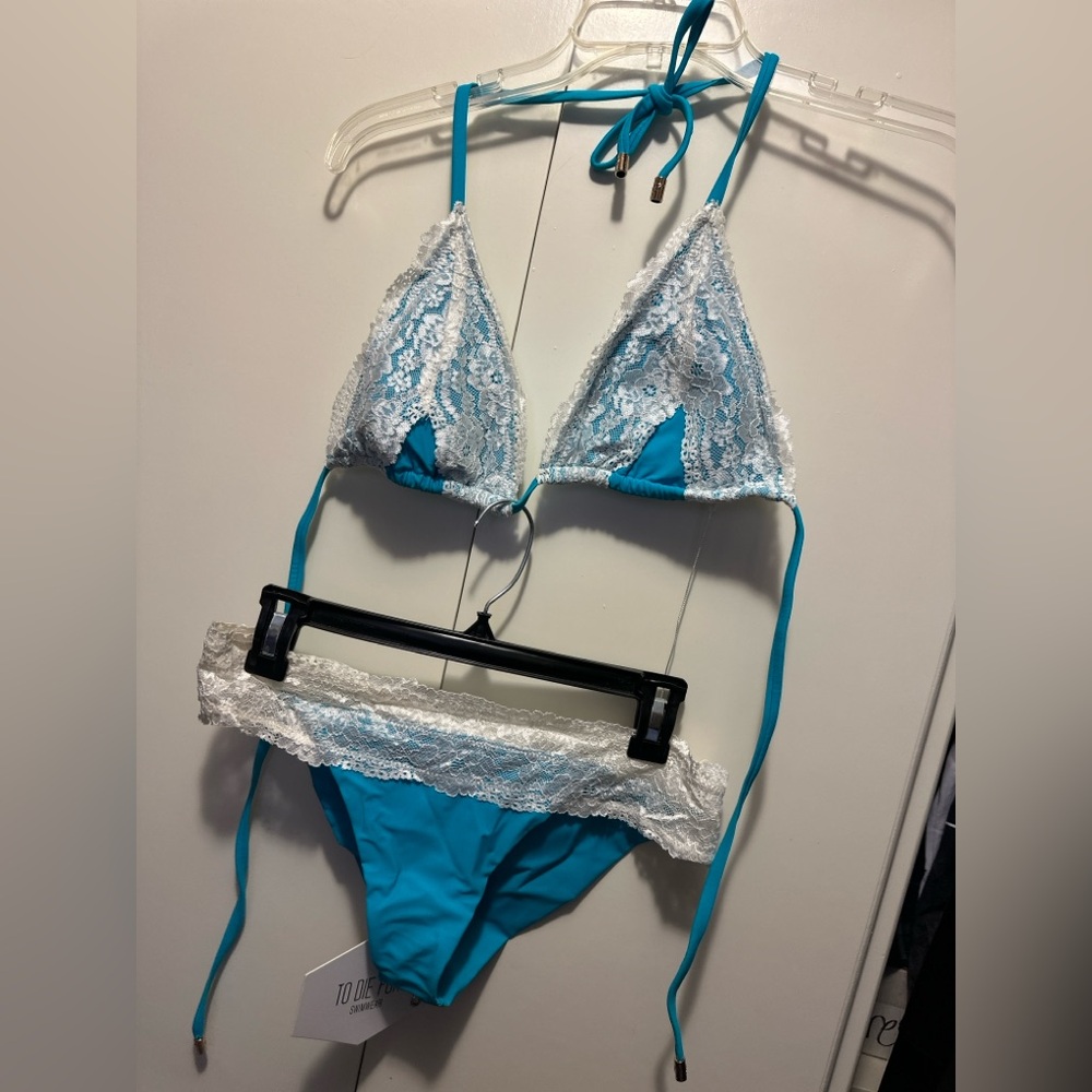 Too die for swimwear bikini blue